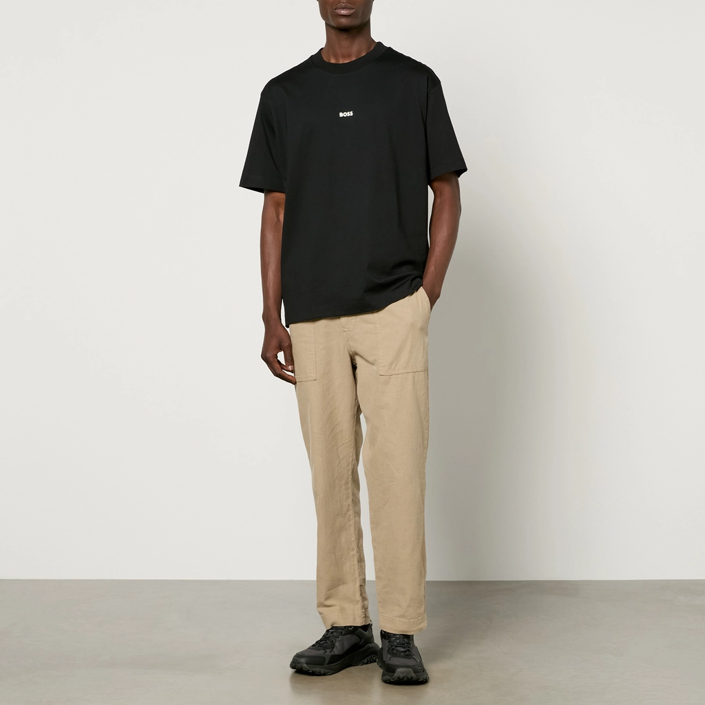 Hugo Boss Te_Berge Cotton-Jersey T-Shirt - XL